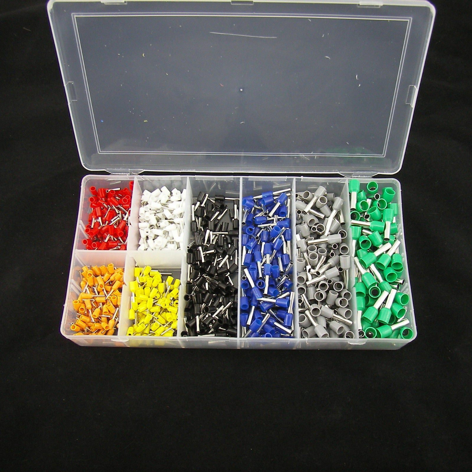 800pcs Assorted Crimp Terminal Insulated Electrical Wire Connector Set Case Kit