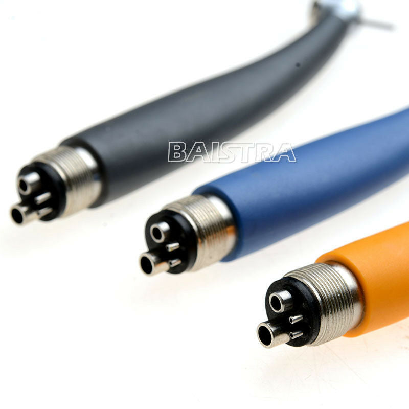 6pcs NSK Style Dental High Speed Handpiece Push Button 4 Holes Torque Head NEW