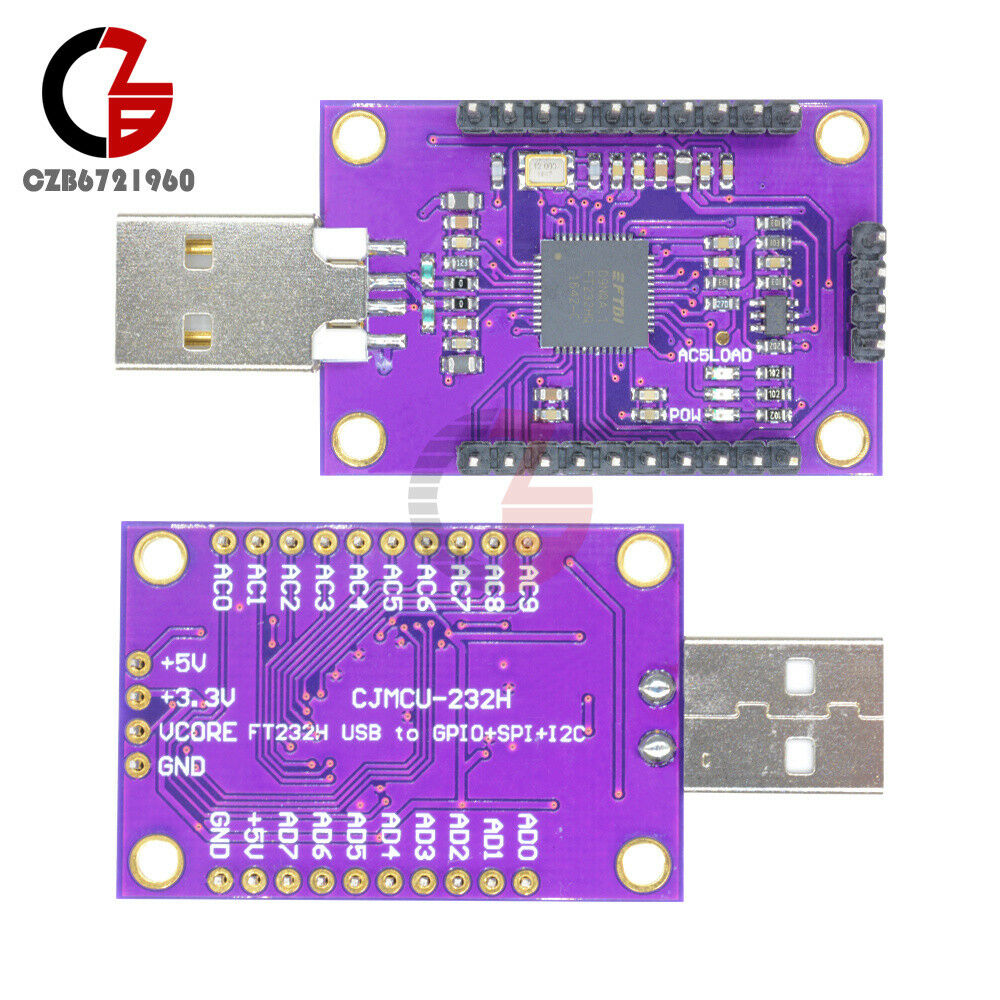 FT232H High-Speed Multifunction USB to JTAG UART/ FIFO SPI/ I2C CJMCU