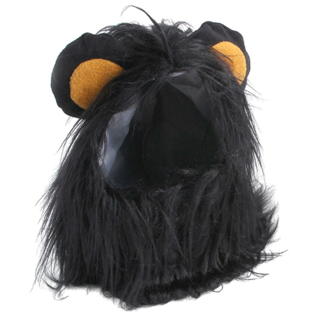 Lion Mane Wig Costume Suit Cat Costume for Cat Pet Clothing Accessories M