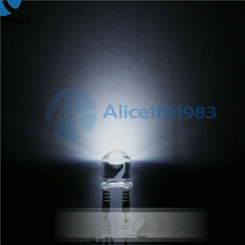 50PCS 8MM Straw Hat 0.5W LED Light Emitting Diode White LED High Power