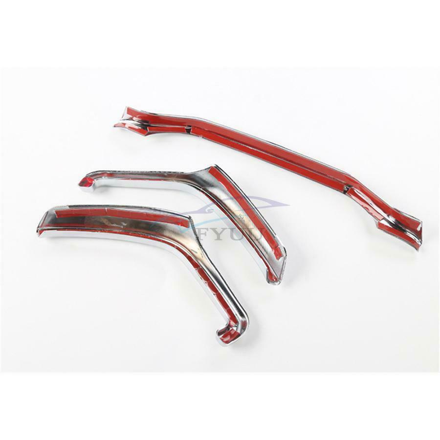 For Ford F150 F250 F350 Super Duty 2015 -2018 ABS Chrome Dashboard Trim x3PCS