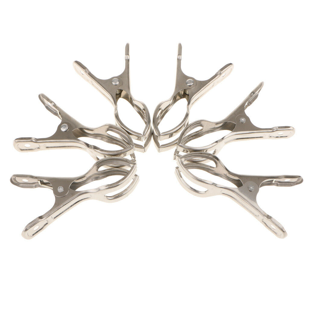 6x Laundry Pins Bathroom Towel Clips Laundry Supplies Photo Paper Pin Pegs