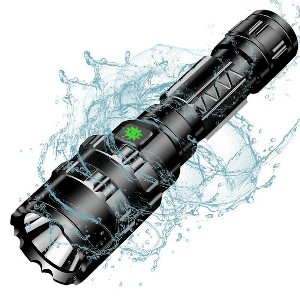 Super Bright Flashlight Torch Rechargeable LED Torch USB White Light