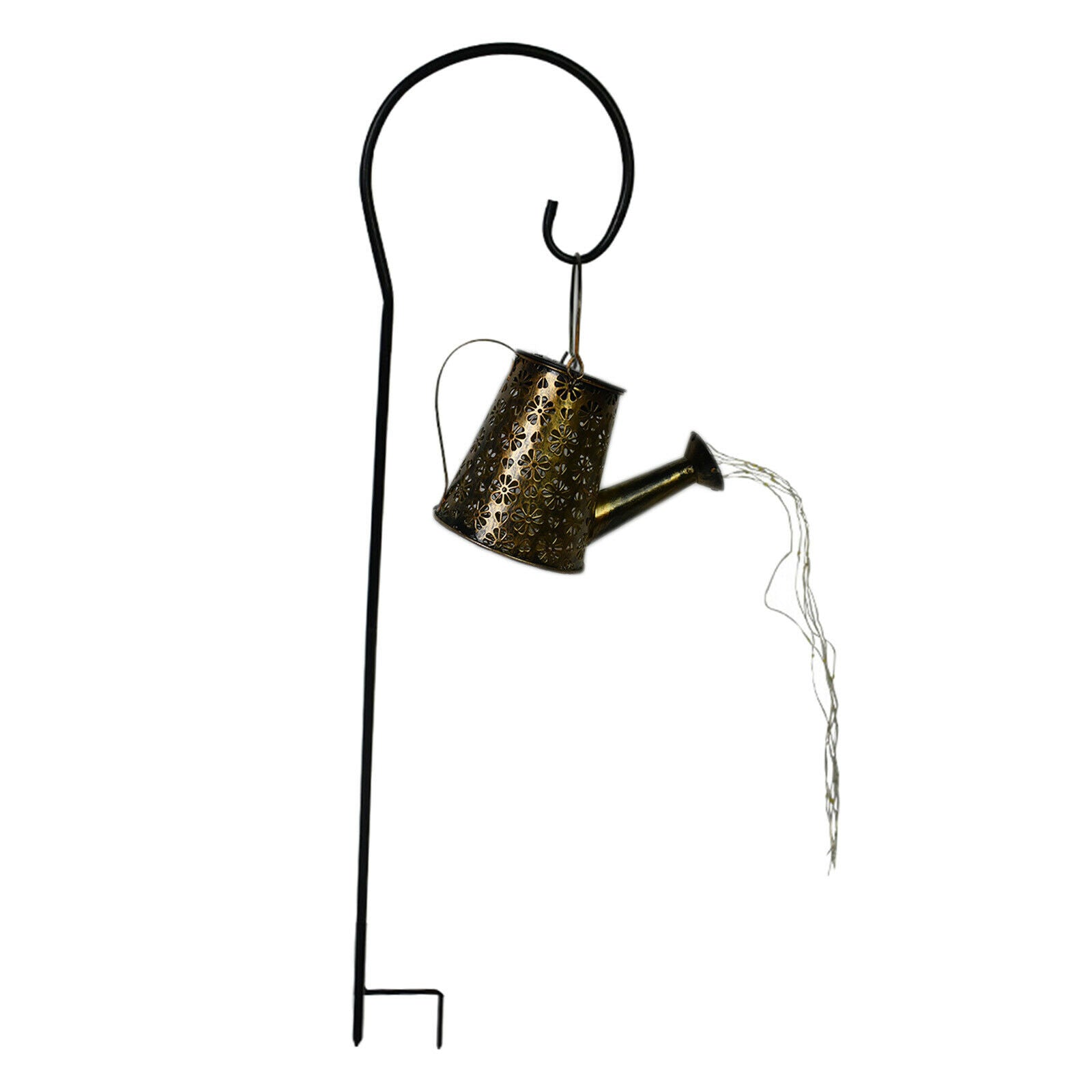 Vine Solar LED Watering Can Lights Waterproof Outdoor Garden Art String Lamp