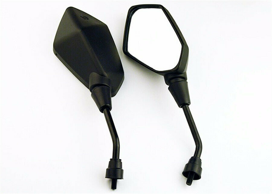 2PCS Bicycle ATV UTV 360 rotated Rearview Dual Side Mirrors 10mm Black Universal