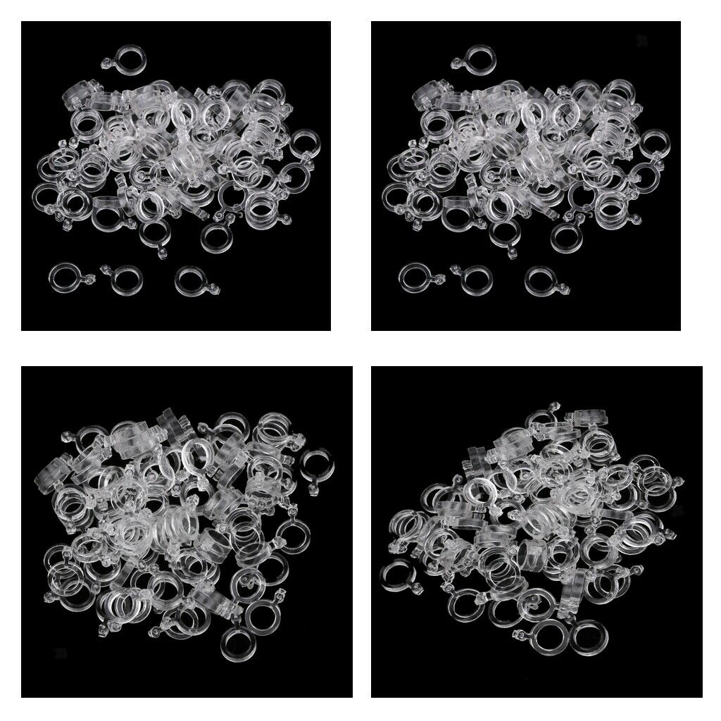 200Pcs S + 200x M Fishing 5mm 3mm Tackle Pellets Bait Bands Carp Coarse