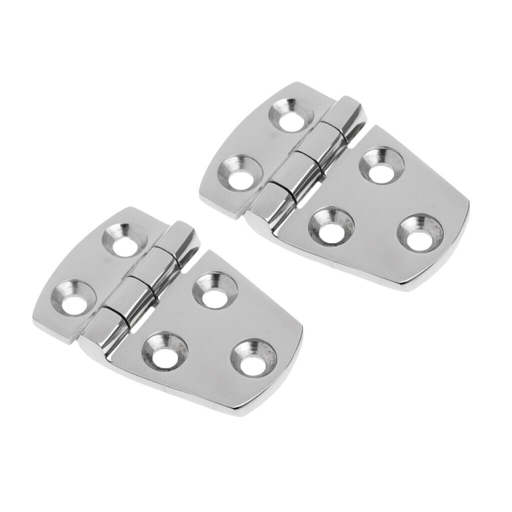 2Pcs Door Hinge Stainless Steel Cabinet Cupboard Hinges Hardware Accessories