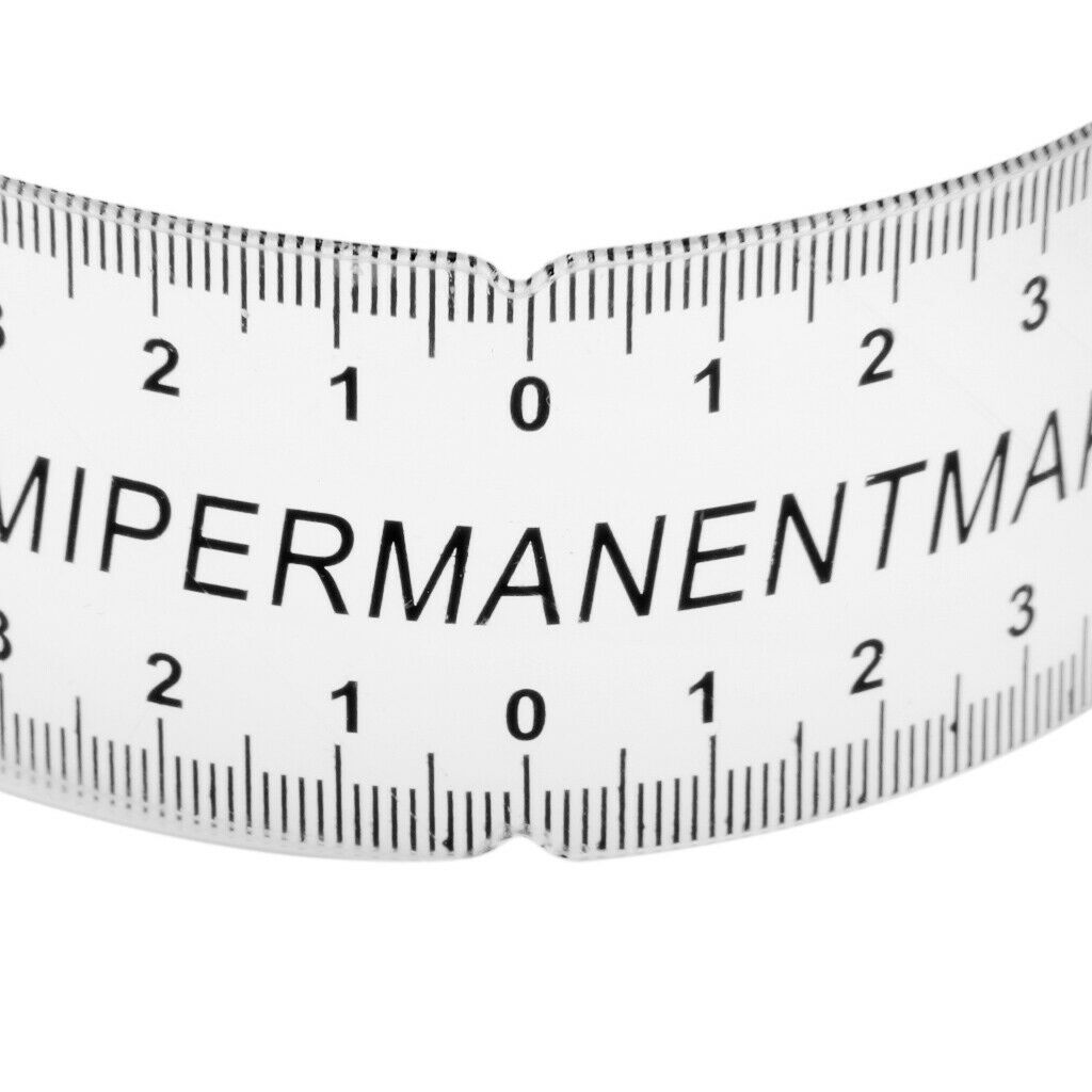 Eyebrow Grooming Balance Stencil Permanent Makeup Measure Ruler Supplies