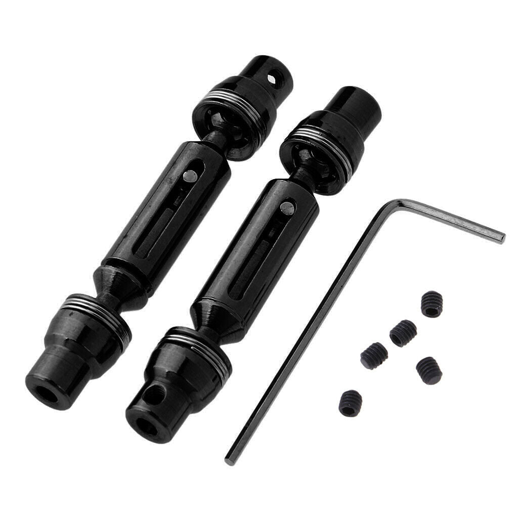 Metal Universal Drive Shaft & Gear Bridge Axle for WPL B16K B36 C24 DIY