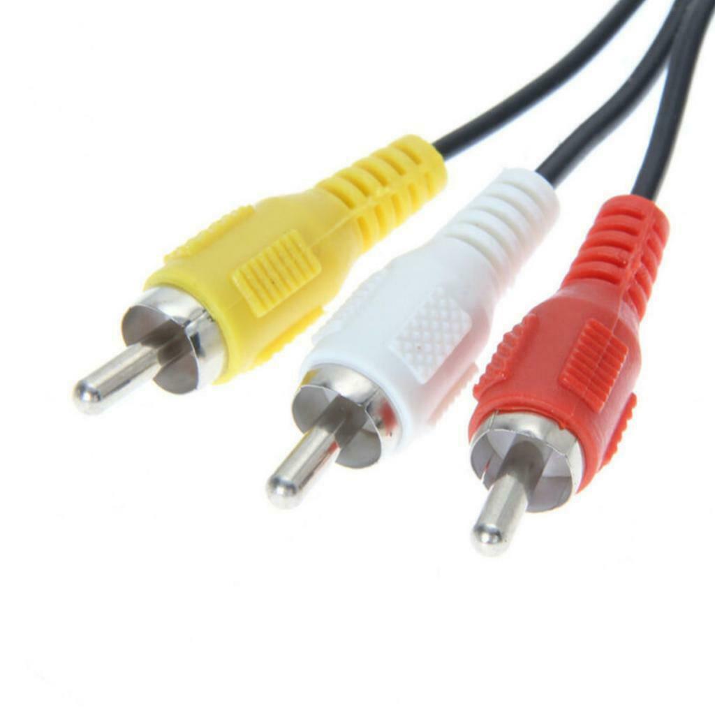 To AV 1080P CVBS 3RCA Composite Video Audio Adapter Converter Cable