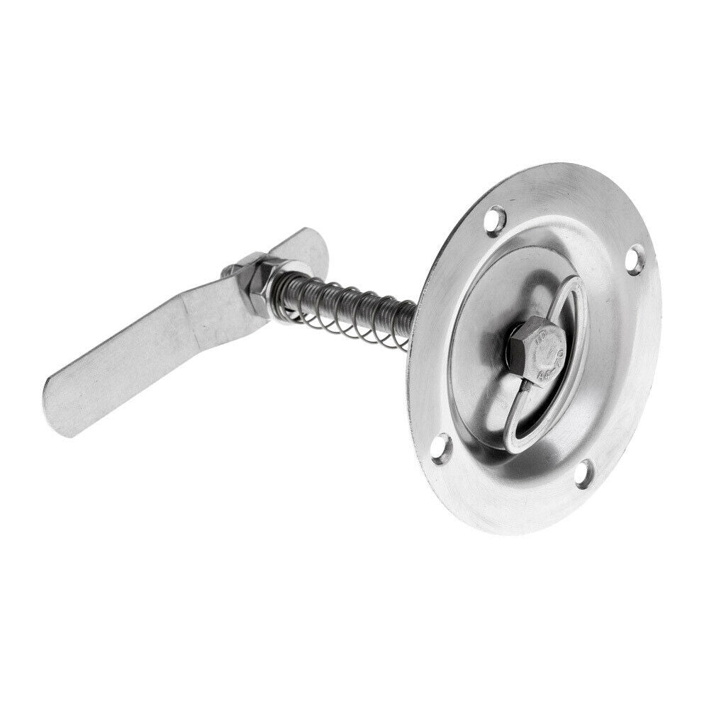 316 Stainless Steel Marine Boat Round Hatch Latch with Lift Ring Handle