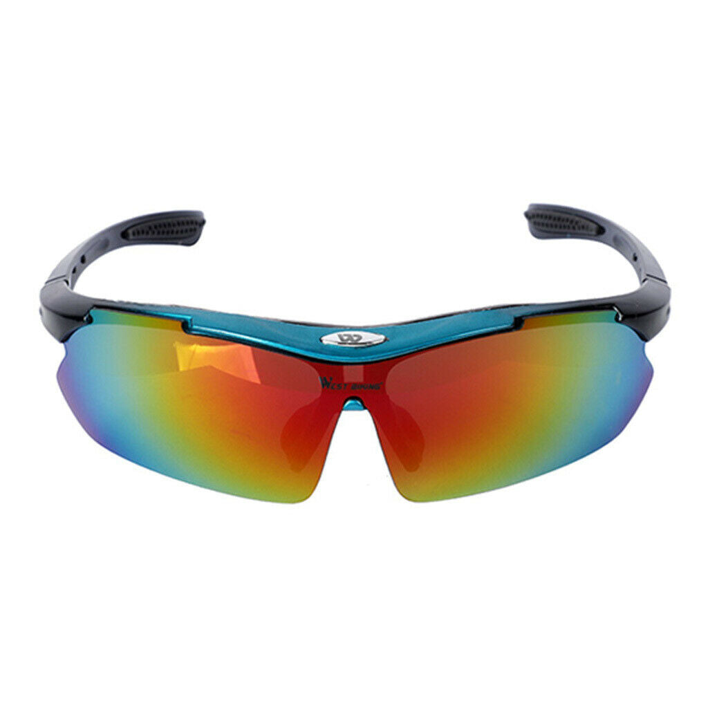 Polarized Cycling Glasses Sports Fishing UV400 Sunglasses Goggles Red