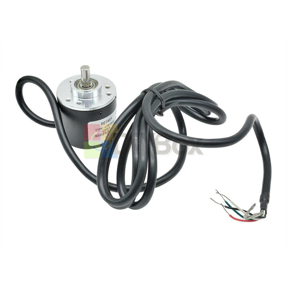 600P/R Photoelectric Incremental Rotary Encoder 5V-24V AB Two Phases 6mm Shaf