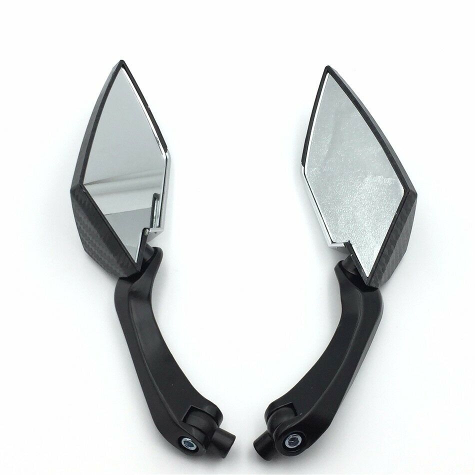 Carbon Mirrors 8mm 10mm For Screws 7/8" handlebar Suzuki B-King SFV650 Boulevard