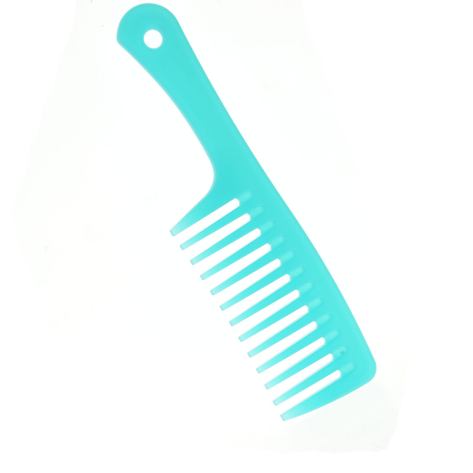 Wide Tooth Comb for Curly Hair,Long Hair,Wet Hair,Detangling Comb Large(cyan)