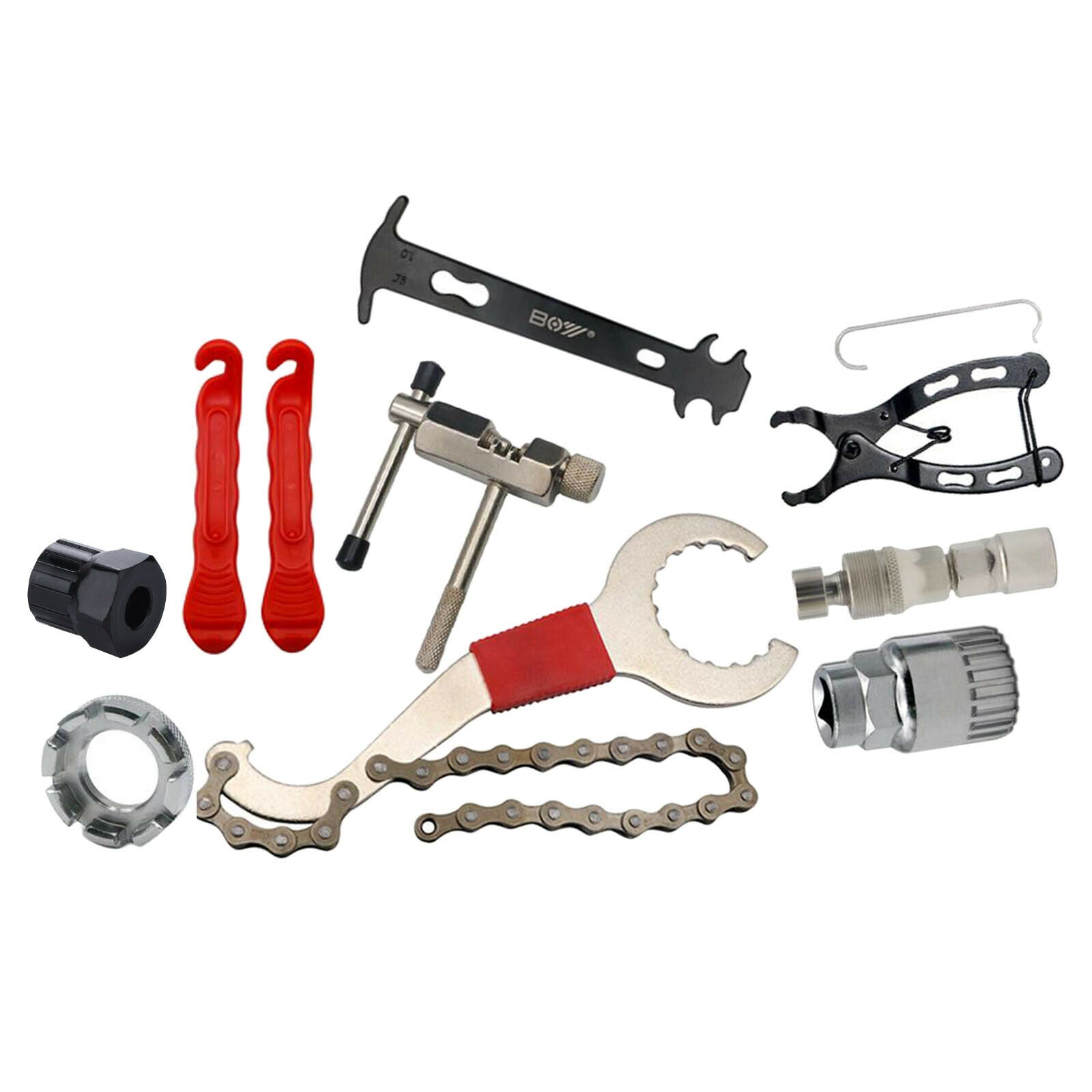 9 in 1 Bicycle Repair Tool Set Bike Crank Puller Extractor Chain Cutter