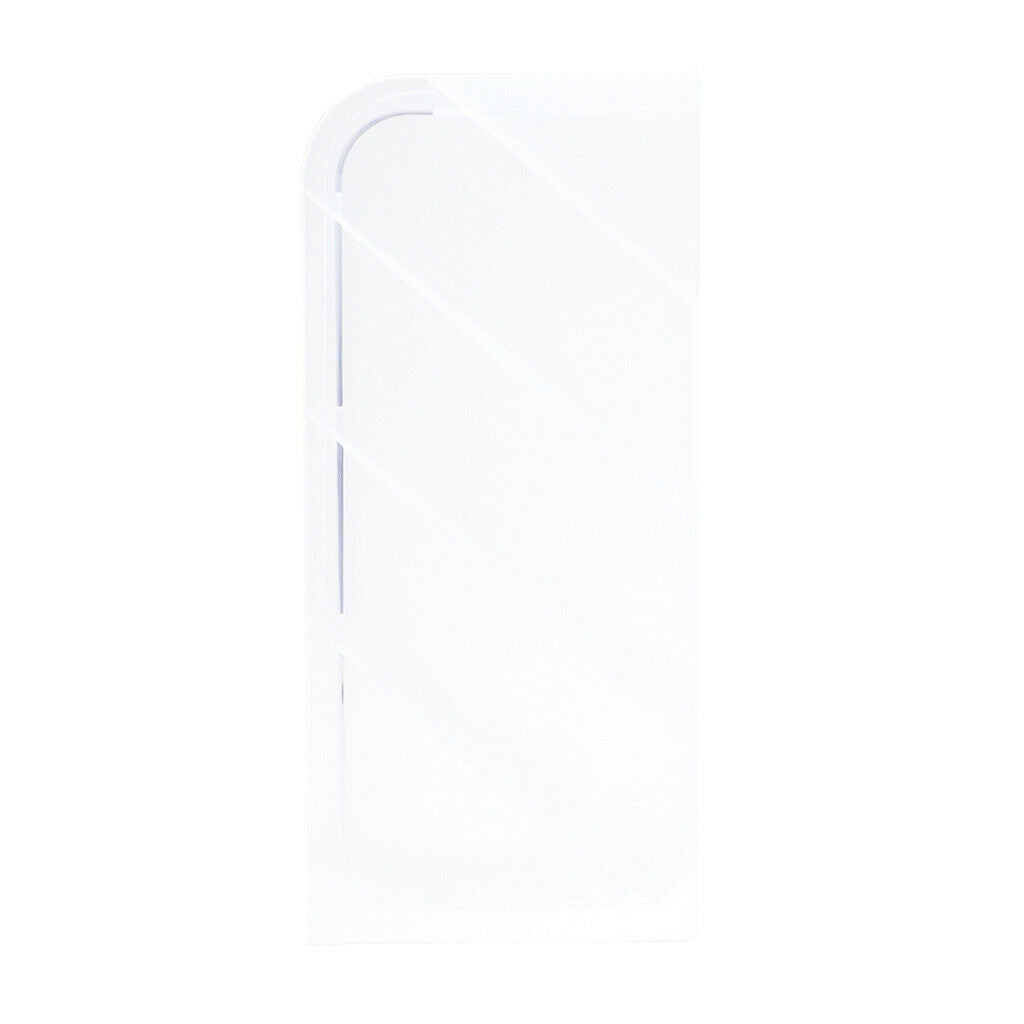 3pcs Office Transparent Desk Pen Pencil Holder Stand Case Plastic Finishing