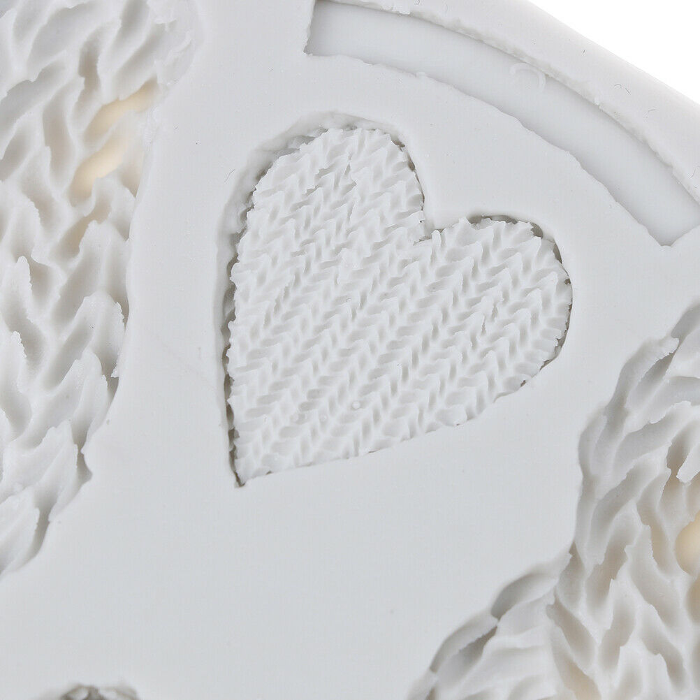 cable knit mold silicone fondant cake mould decor chocolate sugarcraft too  Rf