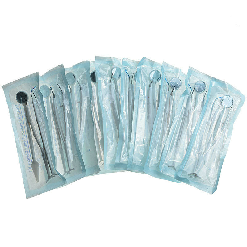 50packs  DentalInstruments Disposable Set-Mirror Plier&Explorer Kit 3PCS/Kits