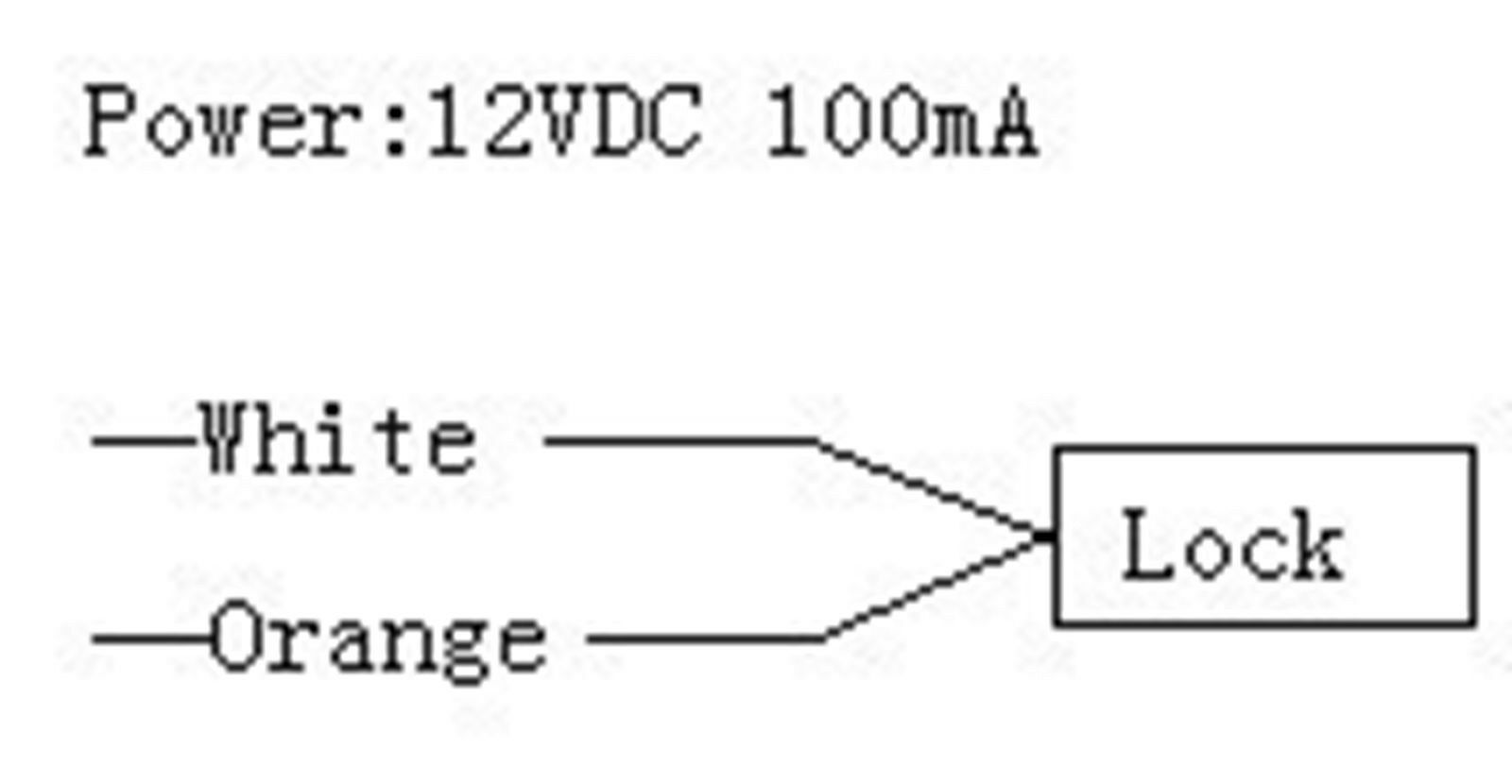 12VDC Electromagnetic Lock Magnetic Lock 100 lbs Force