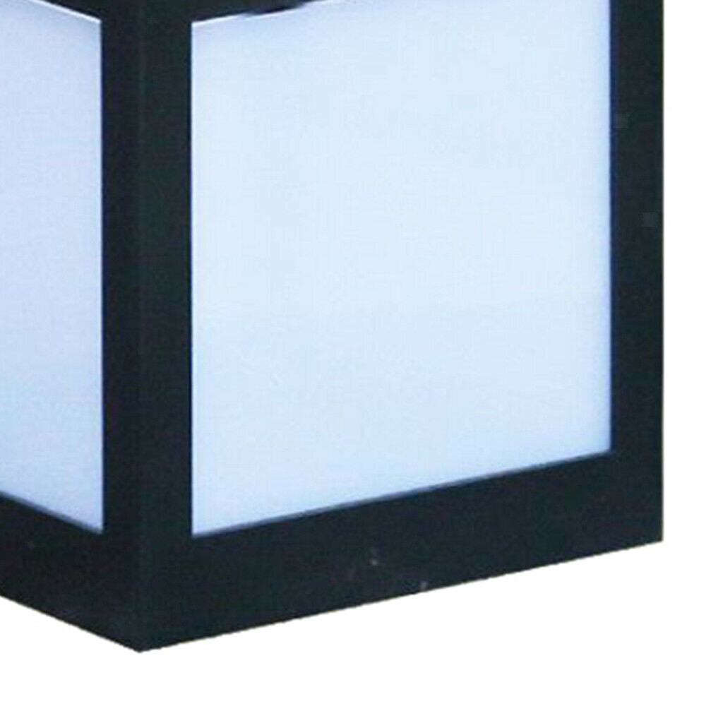 Solar Fence Gate Lamp Post Light 12 LEDs For Garden Pathway Lighting IP65