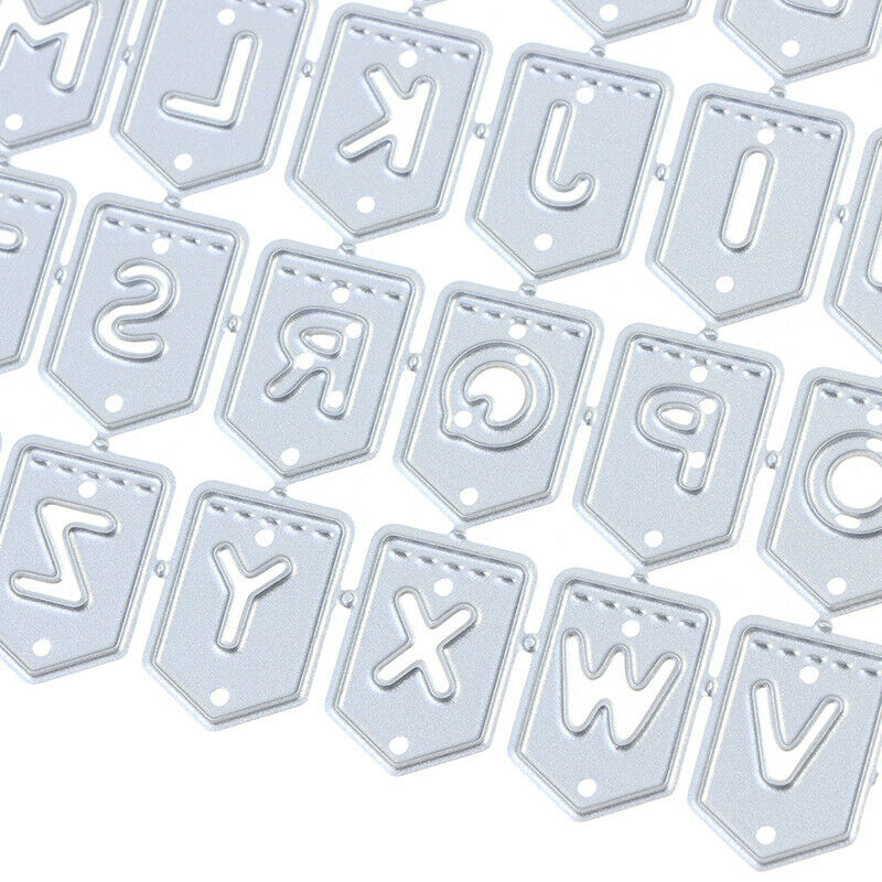 Alphabet Letters Metal Cutting Dies Stencil Scrapbooking Album Stamp Pape.l8