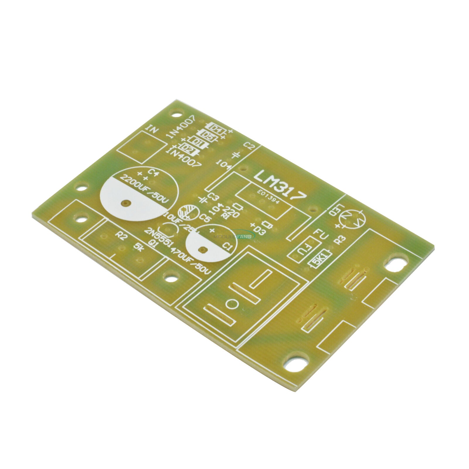 LM317  DC 5V-35V to 1.25V-30V DIY Kit AC/DC Step Down Power Supply Module