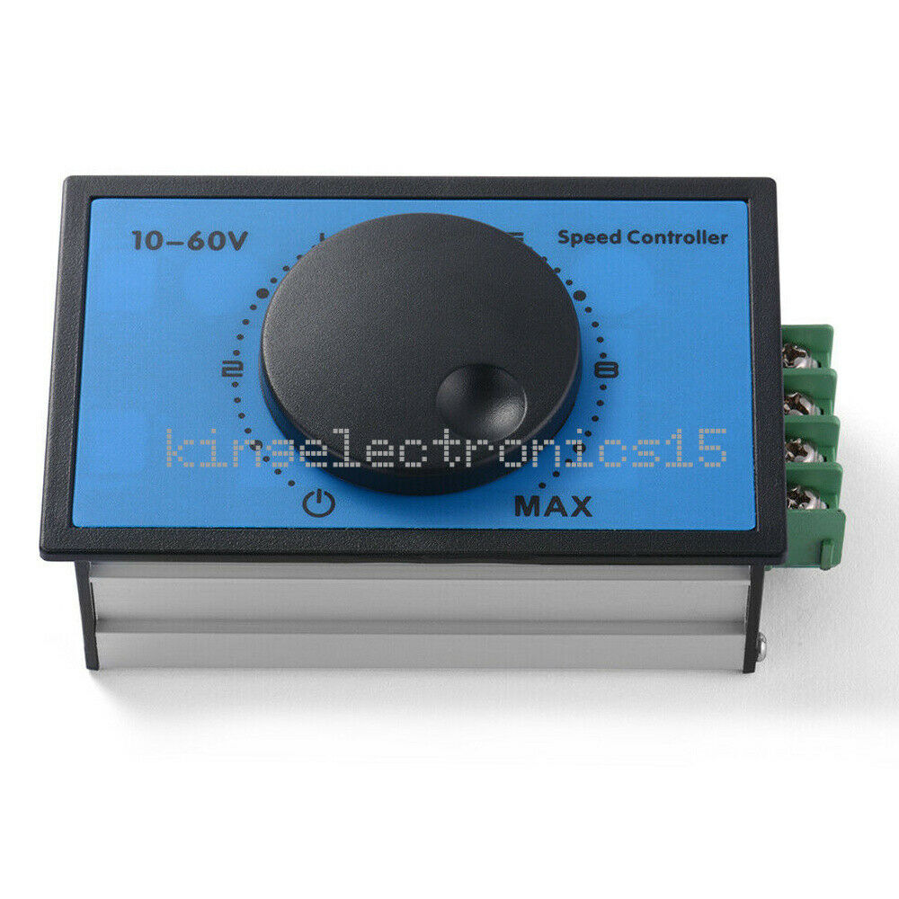 1X DC 10-60V 12V 24V 48V 20A PWM DC Motor Speed Controller Soft Start Switch