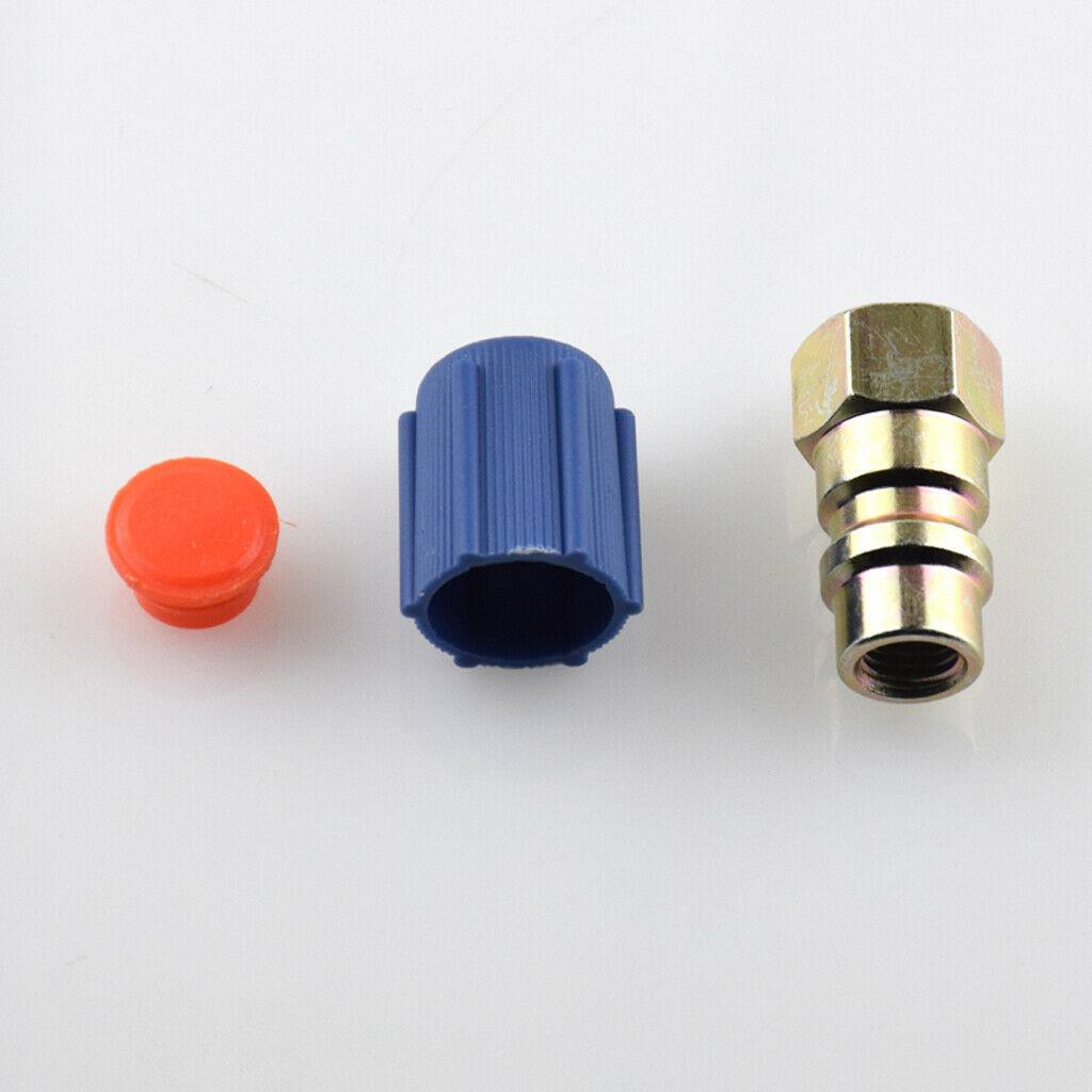 AC A/C Charging Low Side Port Adapter Retrofit R12 to R134a Quick Disconnect
