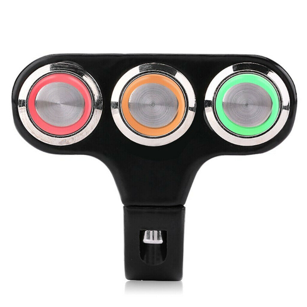 Aluminum handlebar switch and engine stop kill switch lanyard for ATV