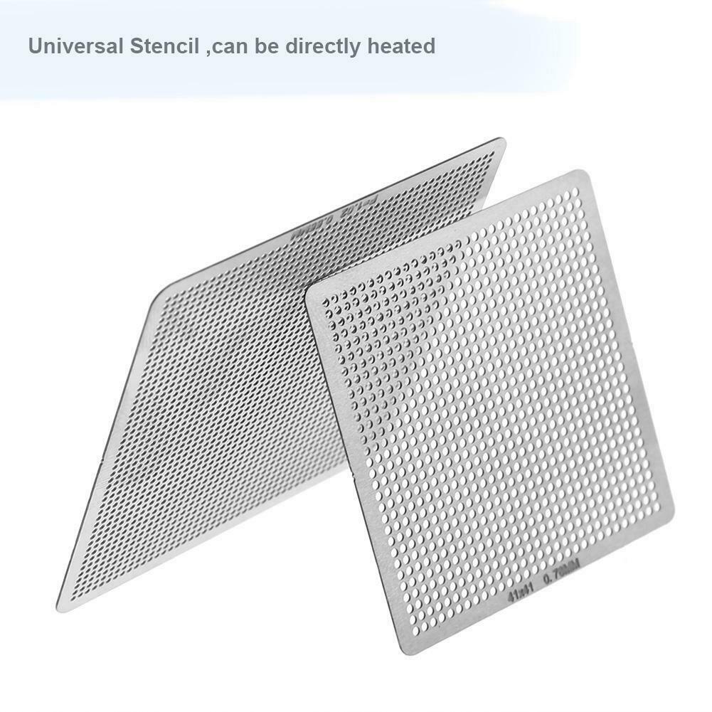27pcs/set BGA Universal Direct Heat Stencils for Notebooks Desktops @