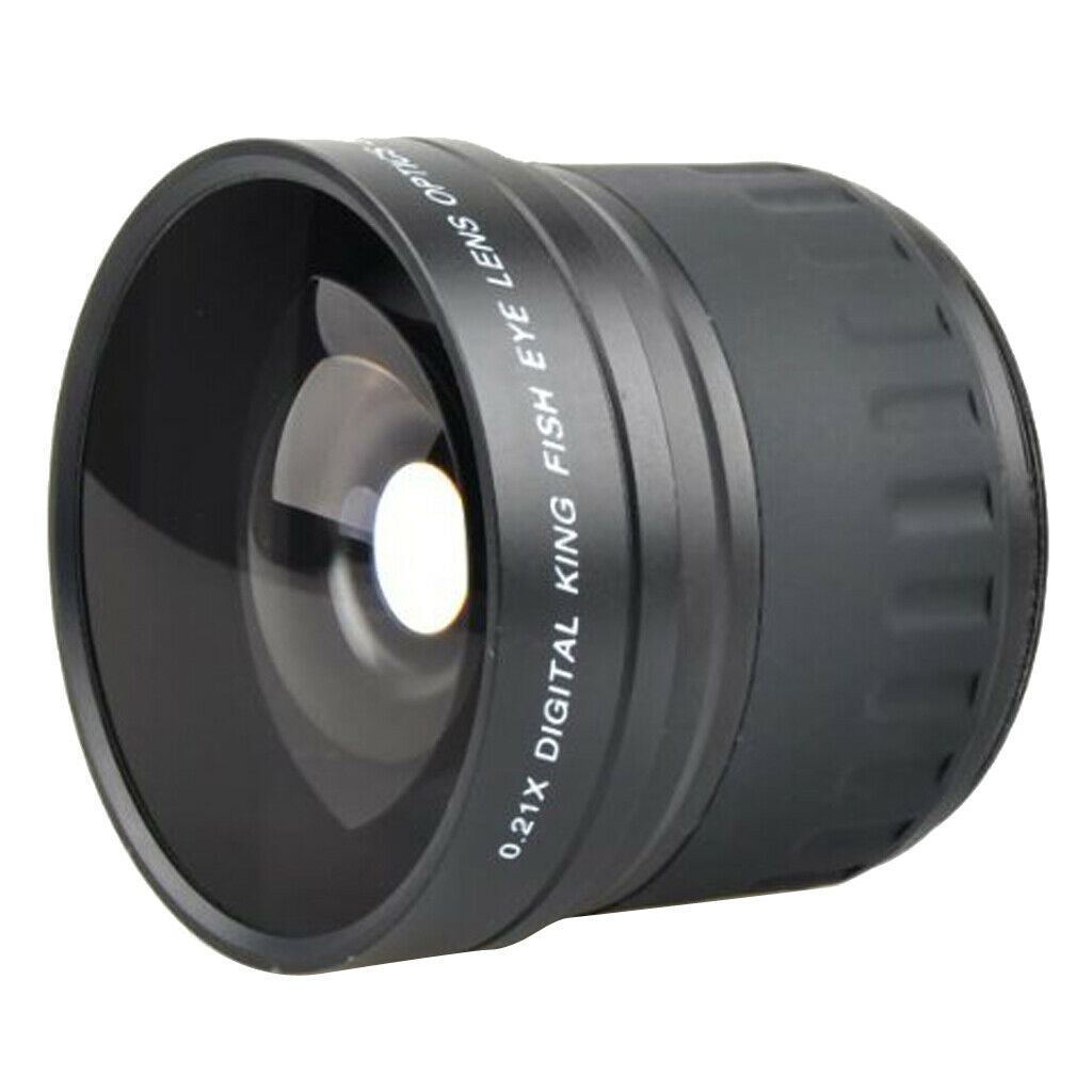 58mm Wide Angle Fisheye Lens 0.21x for Canon Rebel T6i T6 T6S T5i T5 T4i T3i