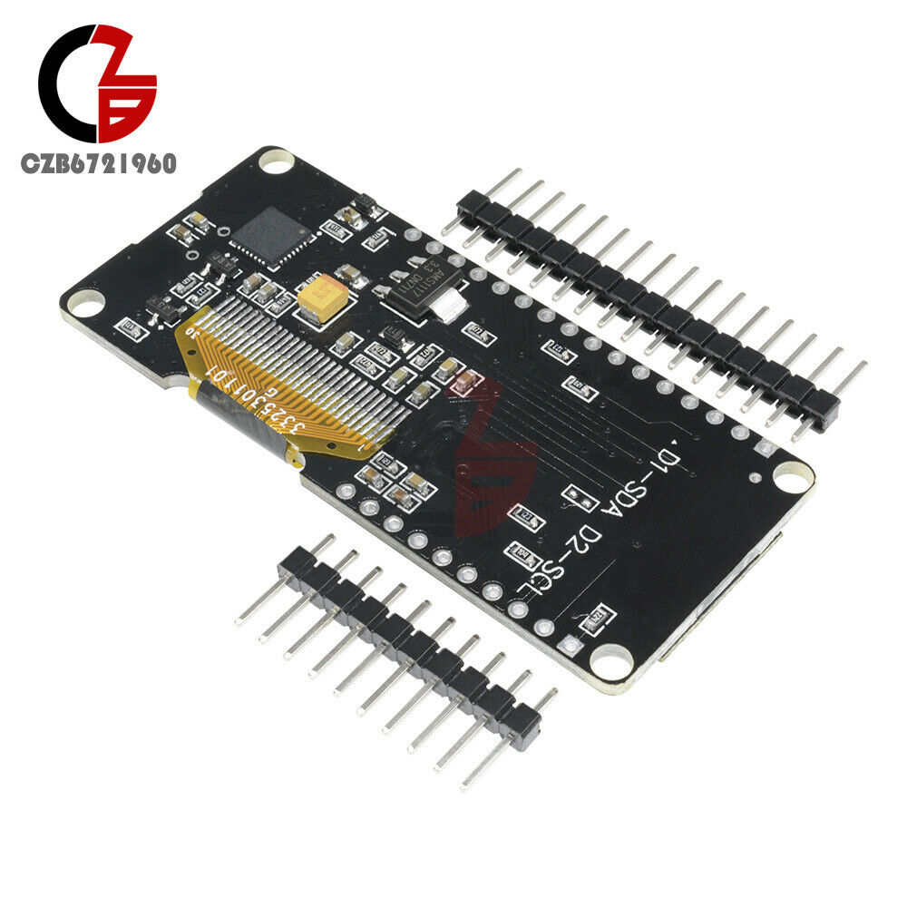 0.96" OLED ESP8266 ESP-12F CP2102 Module WiFi NodeMCU Wemos Development Board