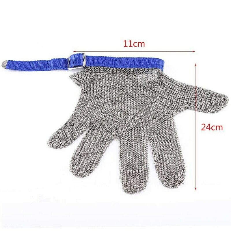 Cut-Resistant Stainless Steel Gloves 304 Stainless Steel Wire Gloves Are UseI8Y1