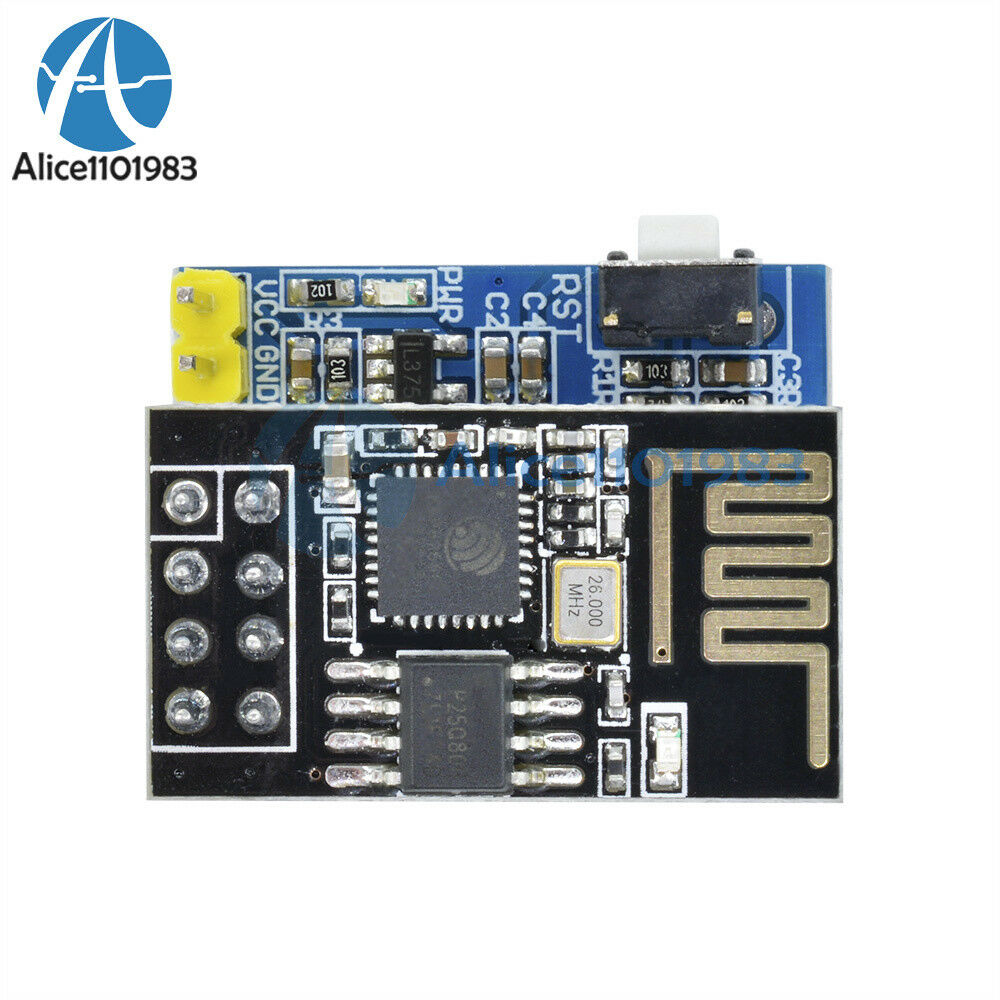 3.7V ESP8266 ESP-01S WIFI Wireless Transceiver DS18B20 Temperature Sensor Module