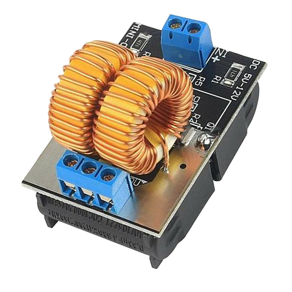 Mini ZVS Induction Heating Power Board Module with Tesla Coil 150W 5V-12V