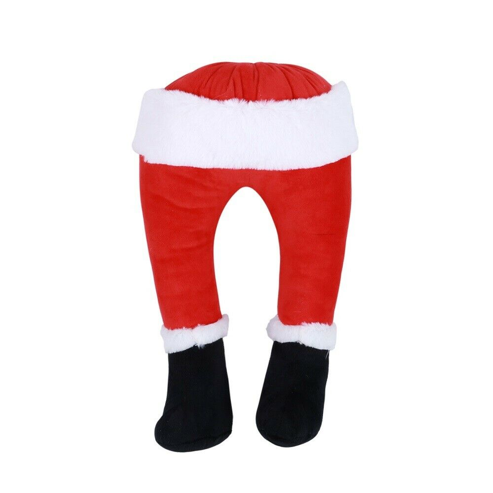 Santa Claus Legs Stuffed Santa Legs Ornament for Christmas Tree Front Door Decor