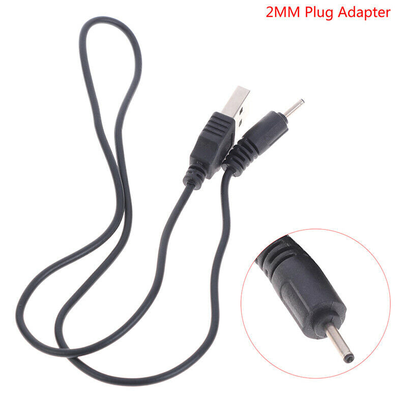 2.0mm Plug Adapter USB Charger Cable Cord For Nokia CA-100C Small Pin Pho.l8