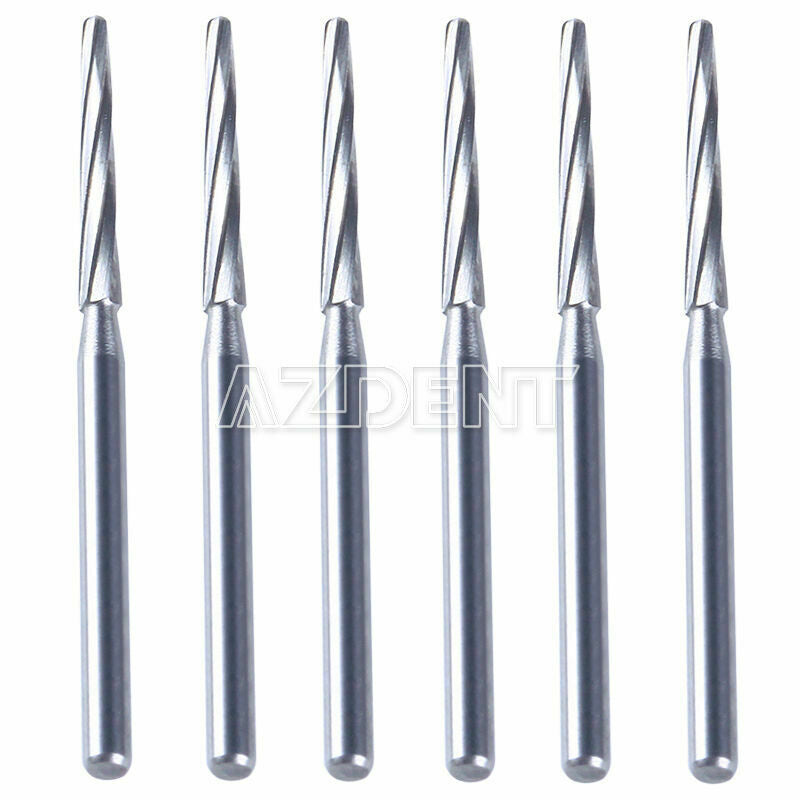 5Packs Dental FG Zekrya Surgical Carbide Cutters Finishing Burs Root Canal 28MM