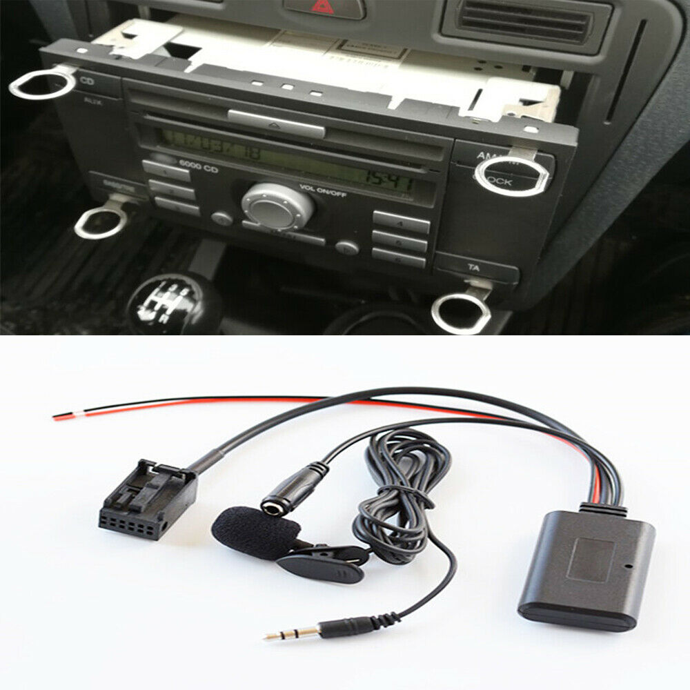 For Ford Focus Mondeo Fusion Bluetooth AUX Adapter Wireless Audio Hands Free Kit