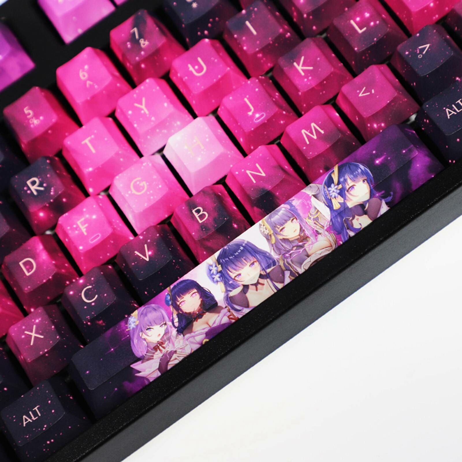 Games Genshin Impact Beelzebul 108 PBT Keycap Set f/Mechanical Keyboard Stock