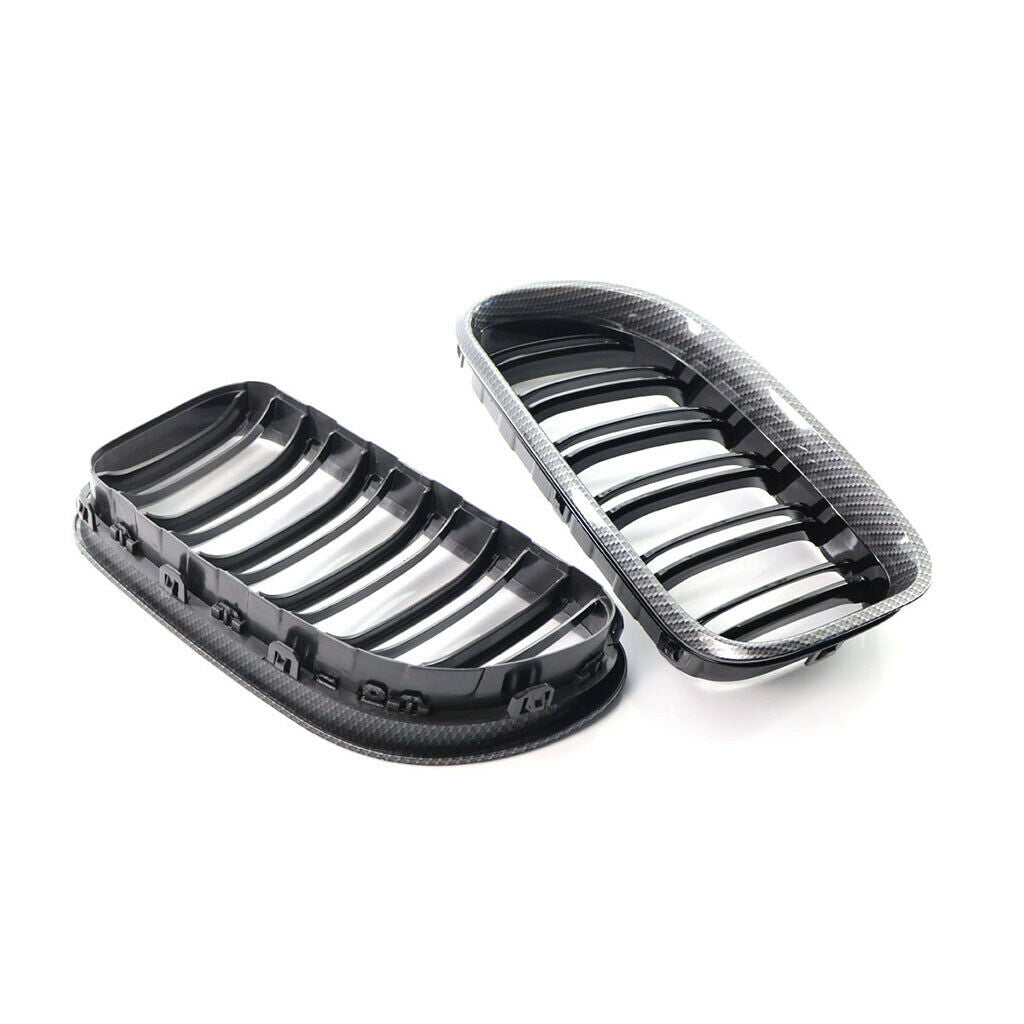 Front Kidney Double Line Grills Grille Fit For BMW F06 F12 F13