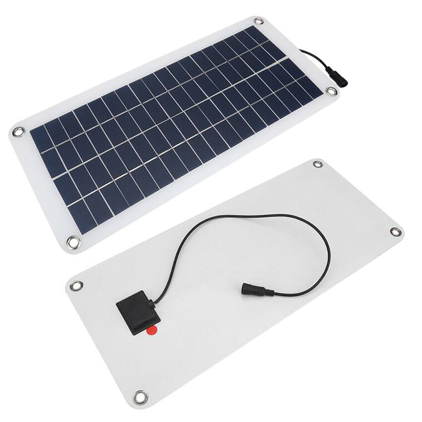 10.5W 18V Car Phone Solar Panel Charger For Car/Boat/Motor Battery New