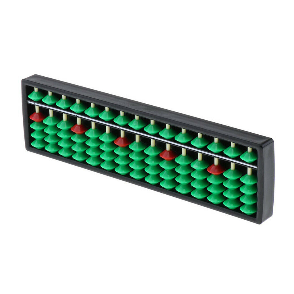Kids Plastic Abacus Beads Arithmetic Soroban Calculating Tool, Train Counting
