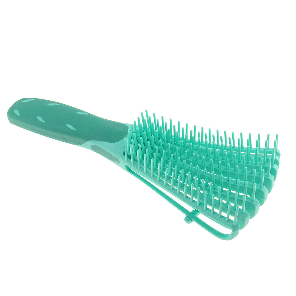 2 Pieces Plastic Hair Care, Curling Brush, Detangling Comb