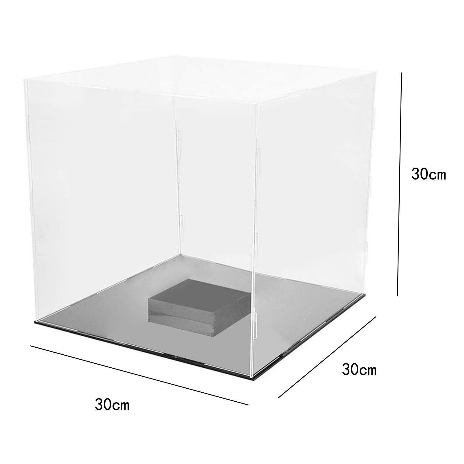 Transparent Display Case Shop Store Basketball Protective Case 30x30x30cm