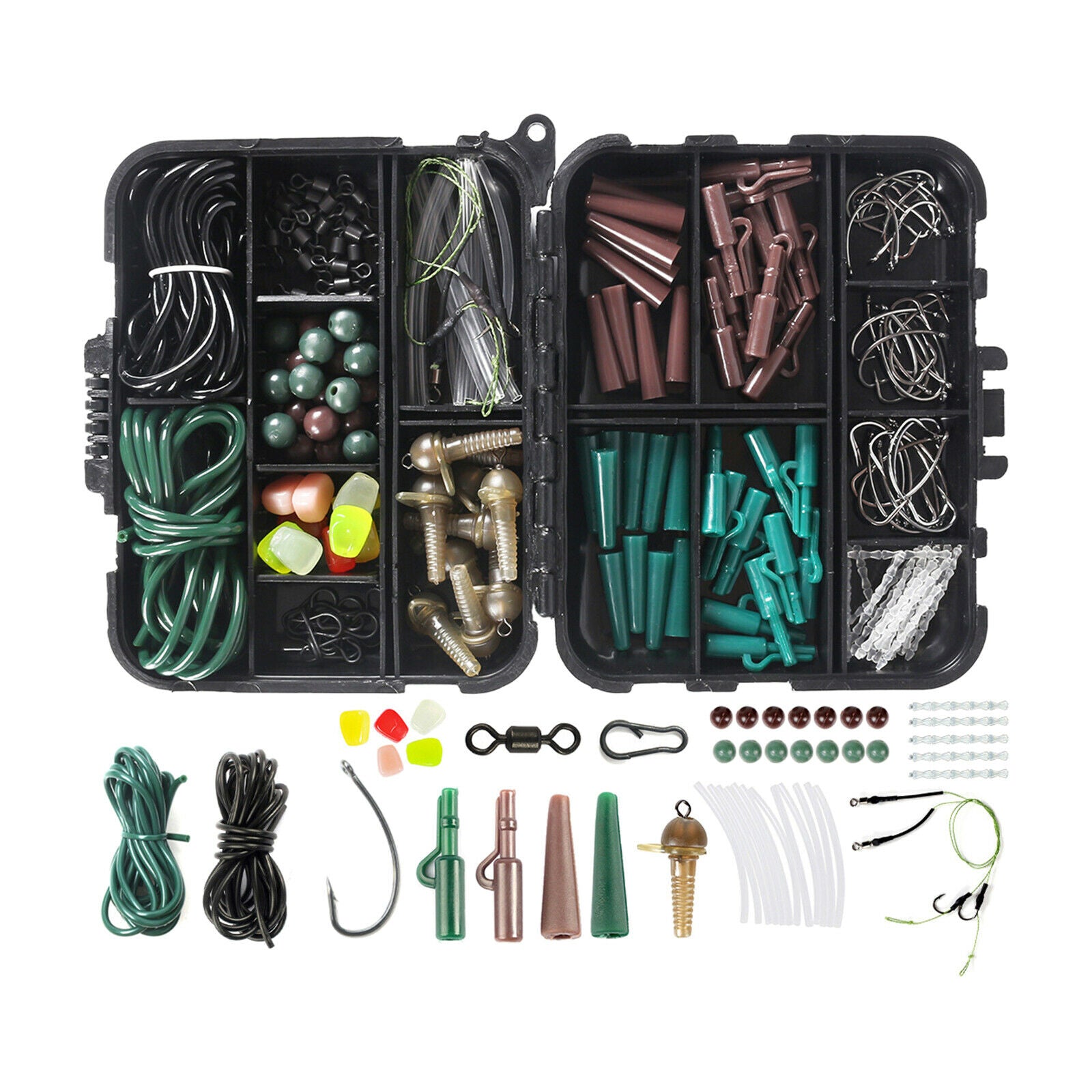 254Pcs Trout Bass Fishing Tackle Kit Fishing Equipment Set Spinner Baits