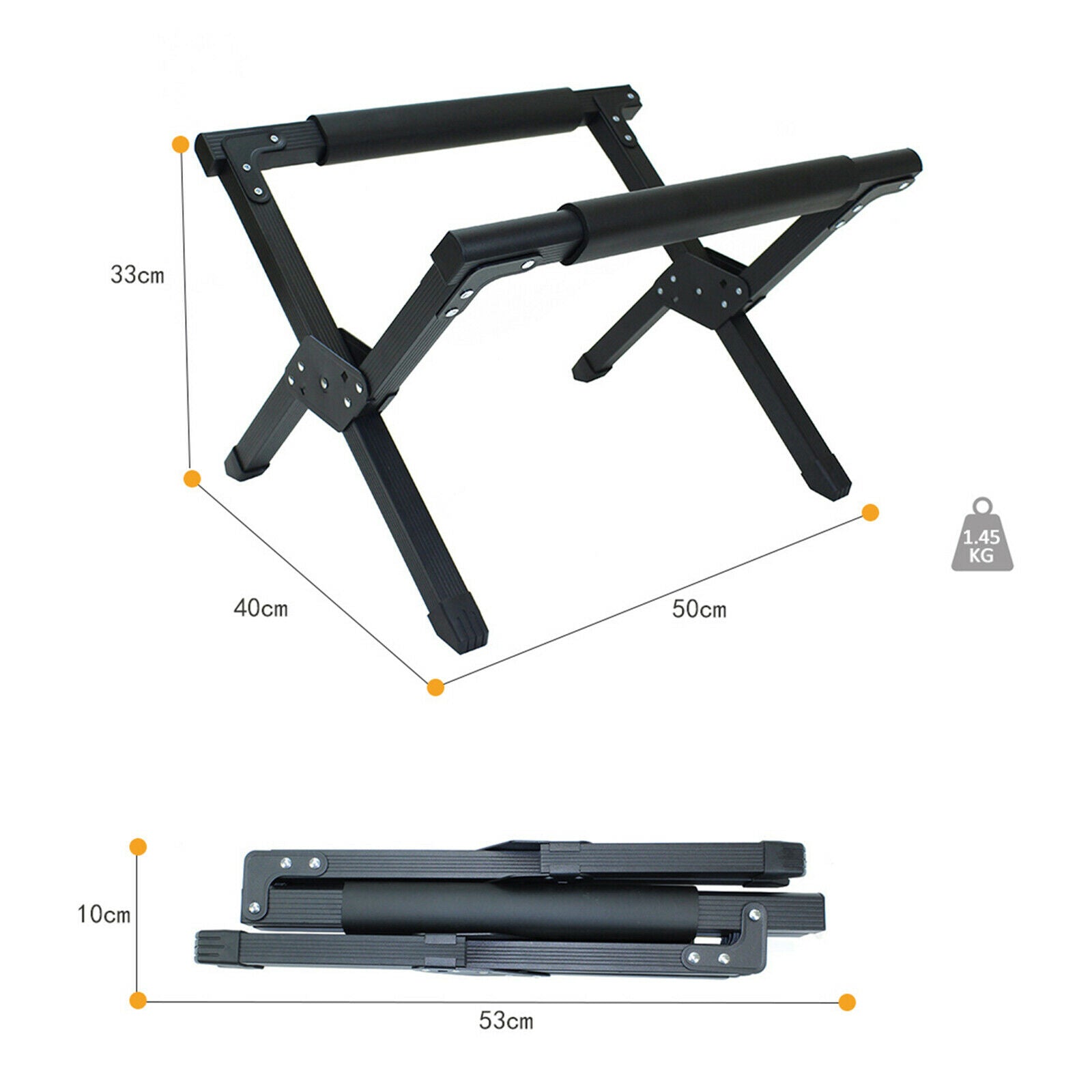 Outdoor Cooler Box Stand Portable Ice Box Stander BBQ Holder Rack Shelf