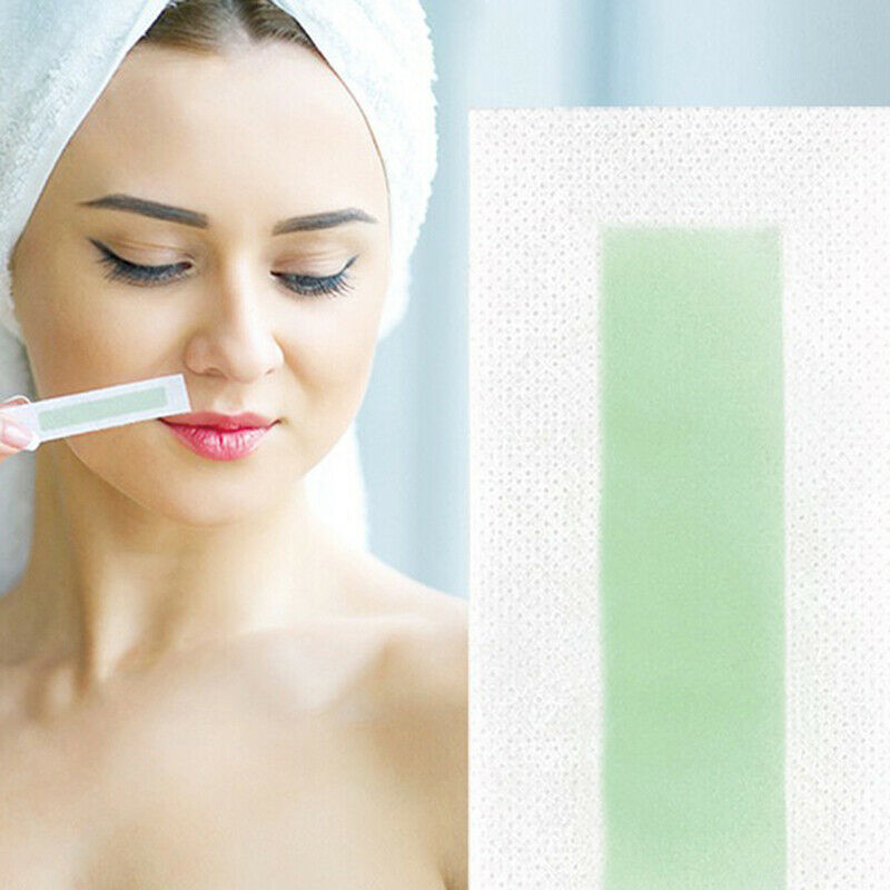 24pcs Face Lip Hair Removal Wax Strips Papers Epilator Depilation Uprooted SFCA